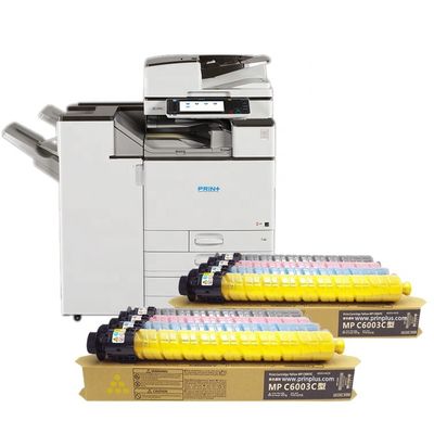 Toner Ricoh do serii MPC4503 MPC5503 MPC6003 Aficio, kolory czarny, cyjan, żółty, magenta, z 18-miesięczną gwarancją